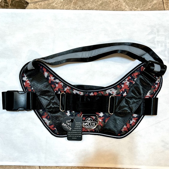 Bolux Dog Harness, No-Pull Reflective Vest, Breathable Adj- w/Handle-Sz XL - Picture 4 of 8